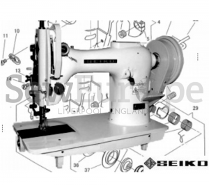 SEIKO SK-2B, SK-6, SK-6F Parts