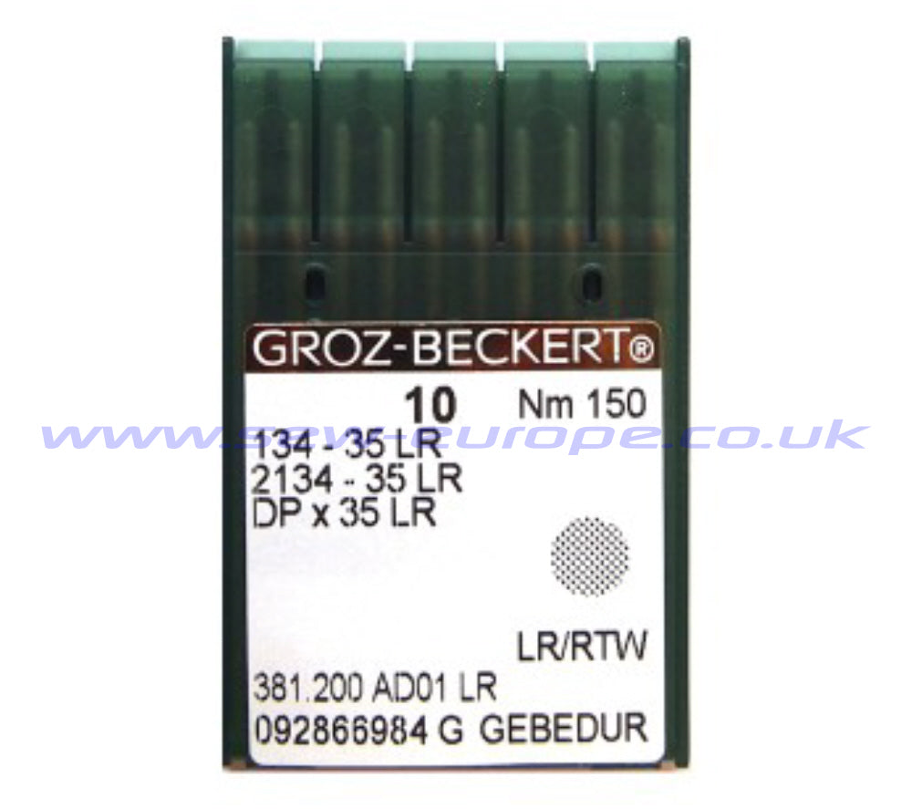 134-35 LR-  GEBEDUR LEATHER POINT NEEDLES (10 NEEDLES PER PACK)