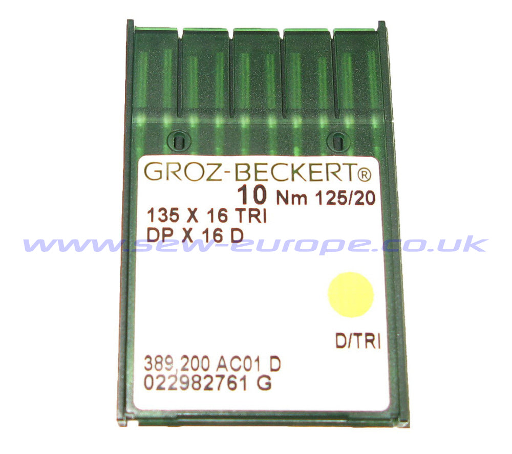 135X16 TRI- TRIANGULAR POINT NEEDLES (10 NEEDLES PER PACK)