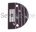 20160LG NEEDLE PLATE- HEAVY DUTY (WITH LINE GAUGE)