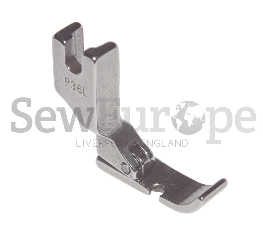 31358HW HINGED WIDE ZIP/PIPING FOOT, LEFT TOE = (P36L)