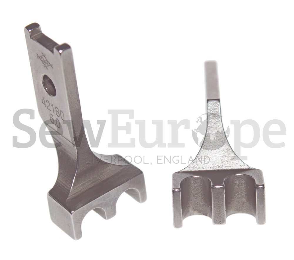 91-042180-04-1/4 6MM OUTSIDE DOUBLE PIPING FOOT PFAFF