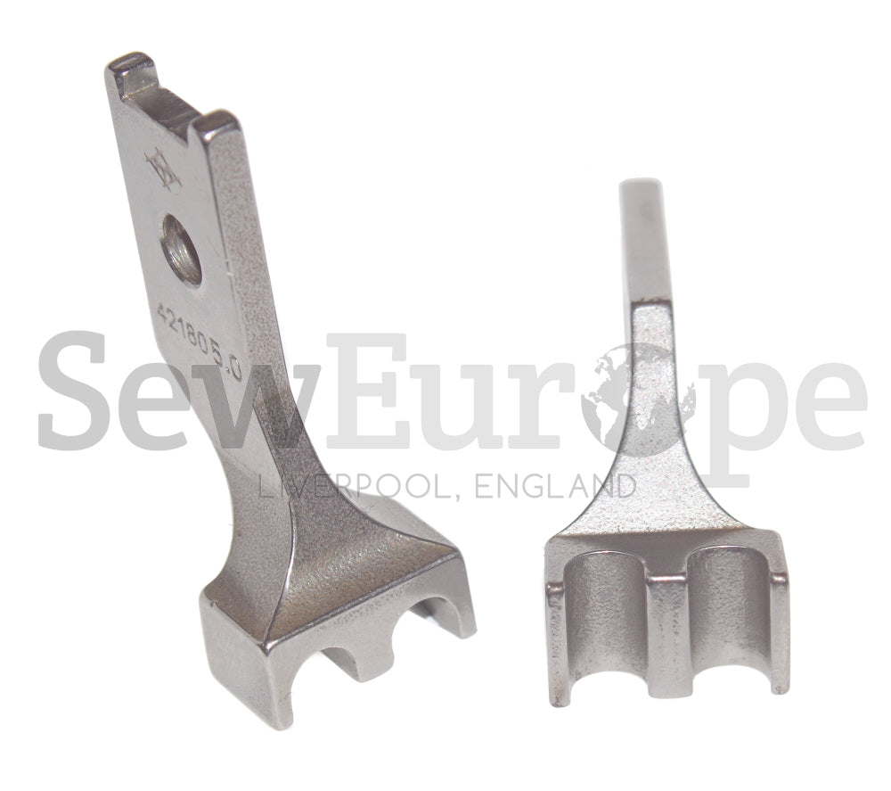 91-042180-04-3/16 5MM OUTSIDE DOUBLE PIPING FOOT PFAFF