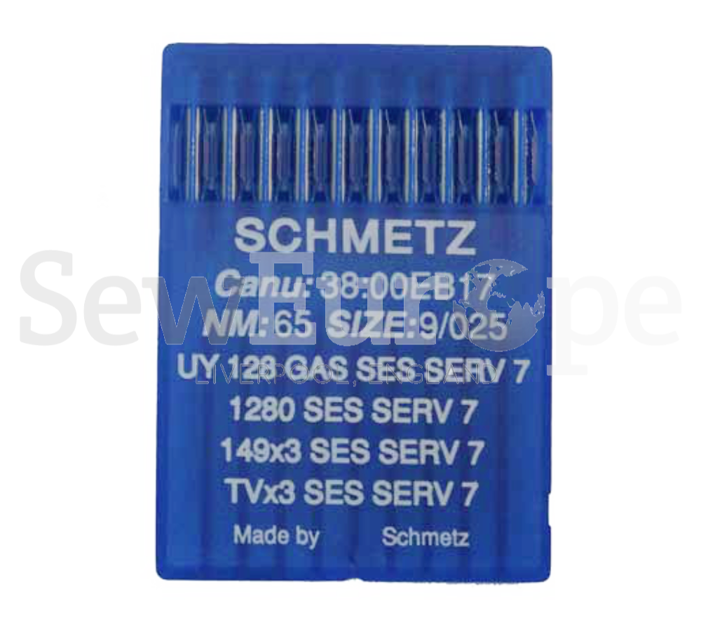UY128GAS SES SERV7 BALL POINT NEEDLES (10 NEEDLES PER PACK)